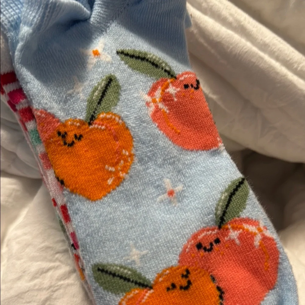 6 pairs Various colors of FRUIT Pattern Low Cut Socks -so cute!